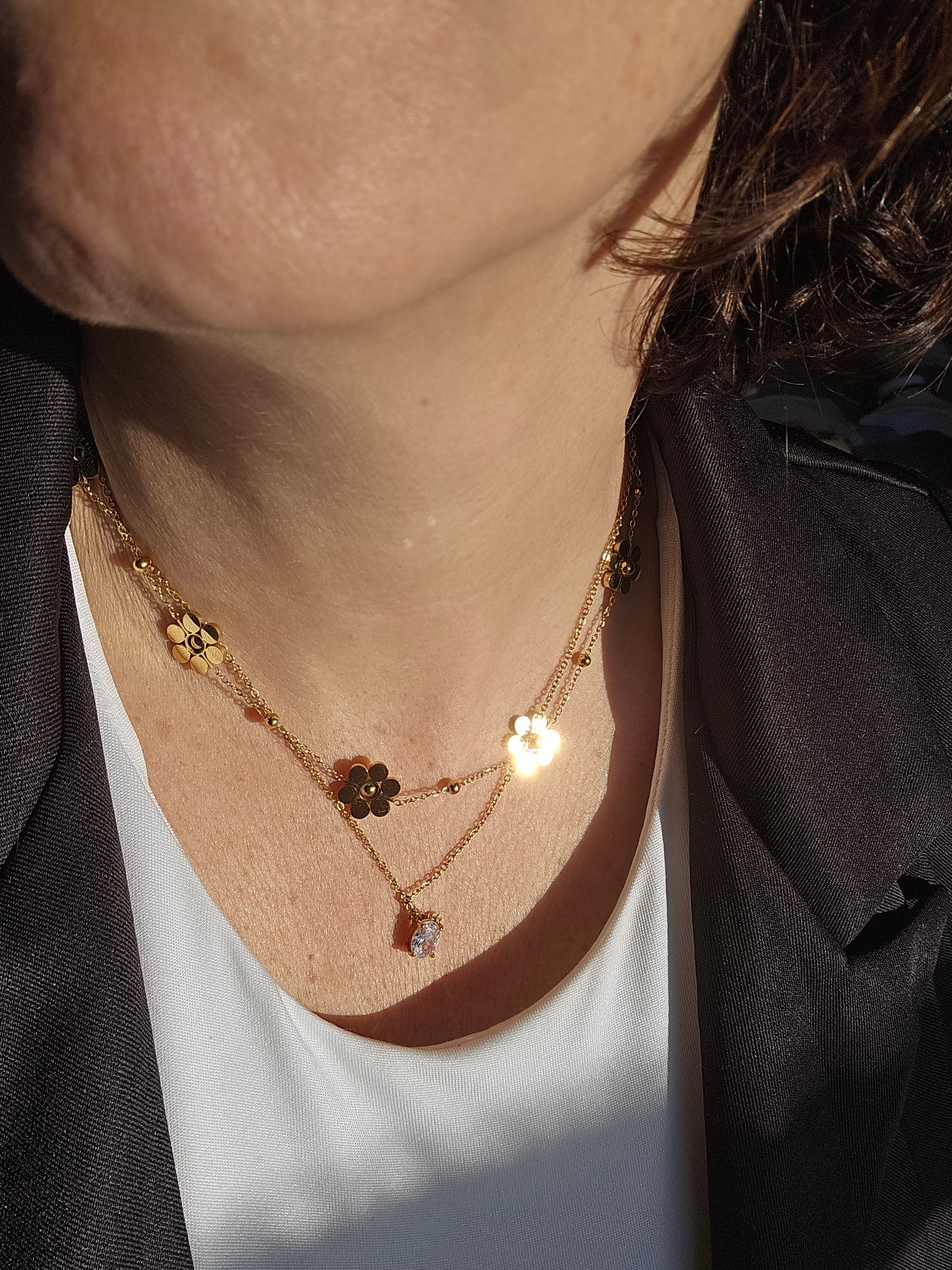 Iris necklace