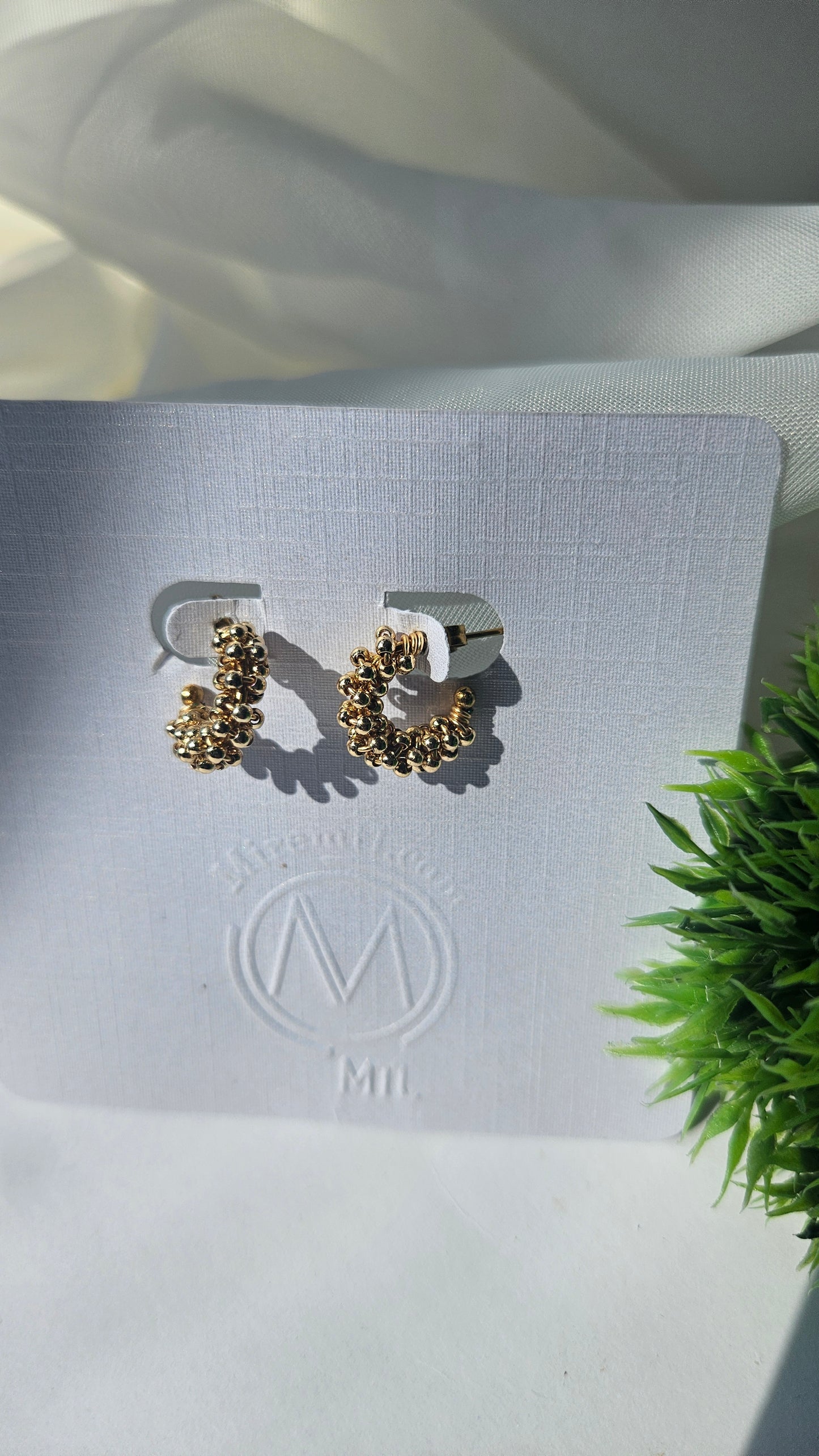 Golden Essence Hoops