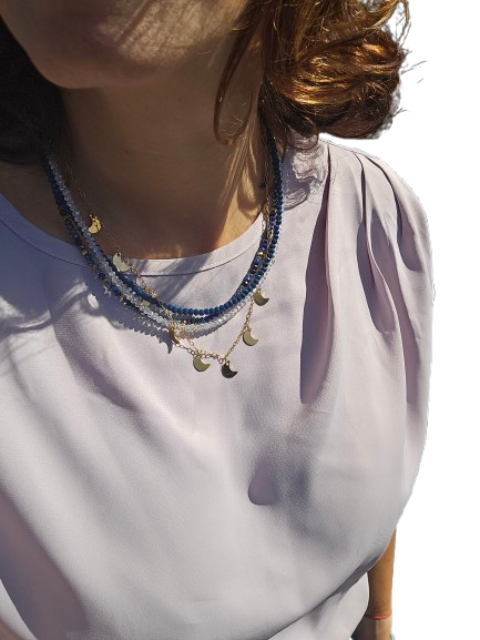 4-in-1 Crystal & Chain Necklace